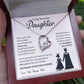 To My Daughter (From Dad) - Straighten Your Crown - Forever Love Necklace