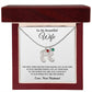 To Wife (From Husband) - Only Thing Better - Custom Baby Feet Necklace with Birthstone