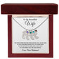 To Wife (From Husband) - Only Thing Better - Custom Baby Feet Necklace with Birthstone