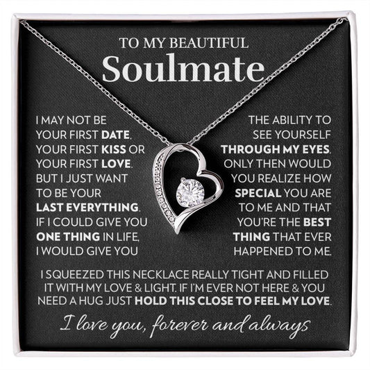 To My Soulmate - Feel My Love - Forever Love Necklace